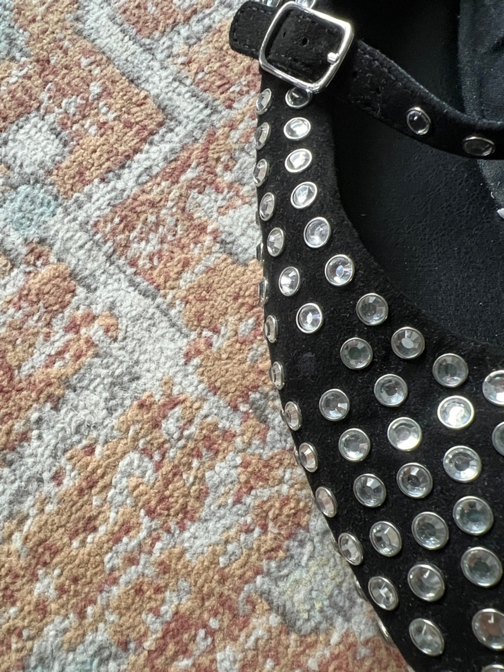 Black Studded Mary Janes - Picture 6 of 7